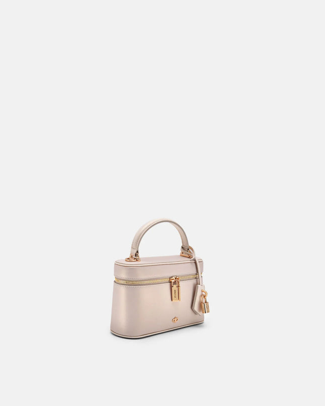 Ari Leather Shoulder Bag - Champagne