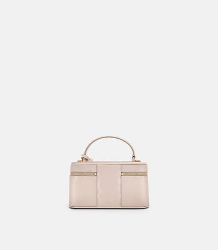 Ari Leather Shoulder Bag - Champagne