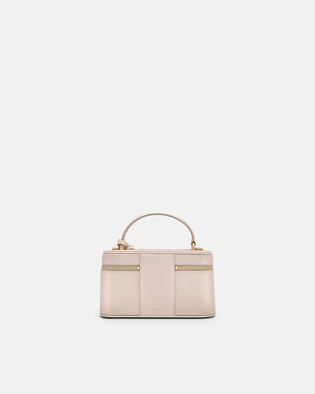 Ari Leather Shoulder Bag - Champagne