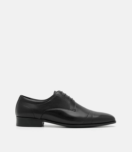 Leather Derby Shoes - Black