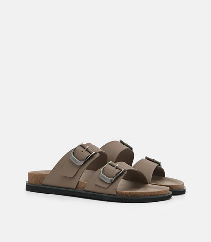 Men's Helix Slide Sandals - Dark Taupe
