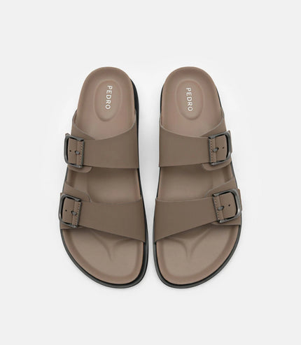 Men's Helix Slide Sandals - Dark Taupe