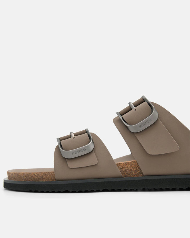 Men's Helix Slide Sandals - Dark Taupe