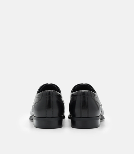 Leather Derby Shoes - Black