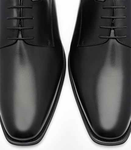 Leather Derby Shoes - Black
