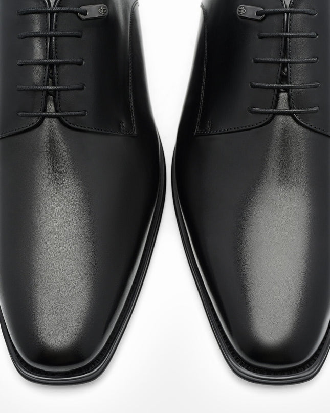 Leather Derby Shoes - Black
