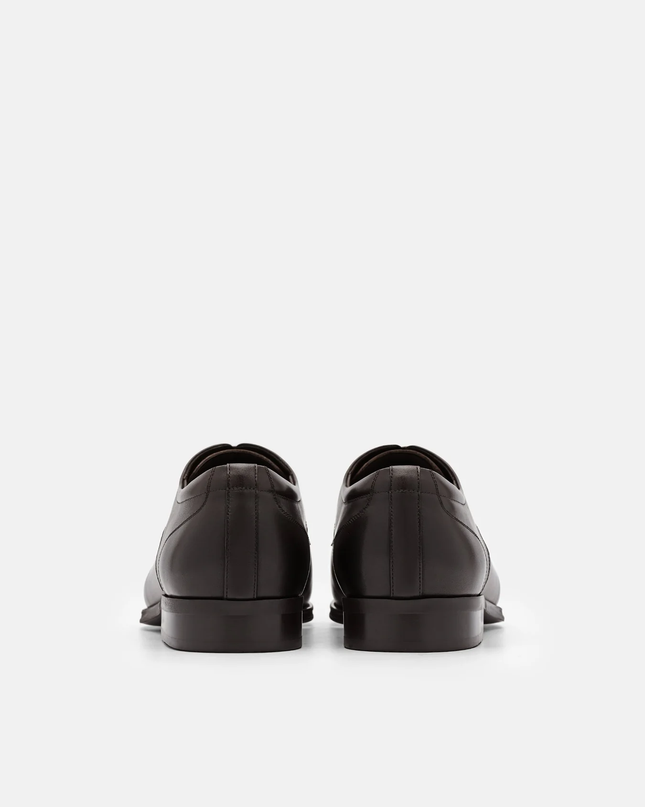 Leather Derby Shoes - Brown