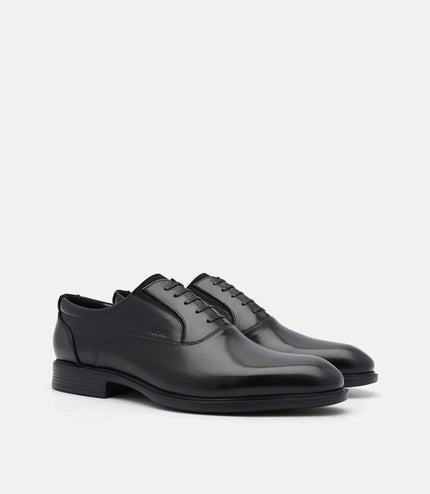 Altitude Leather Oxford Shoes - Black