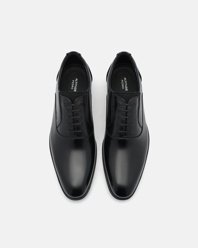 Altitude Leather Oxford Shoes - Black