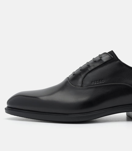 Altitude Leather Oxford Shoes - Black