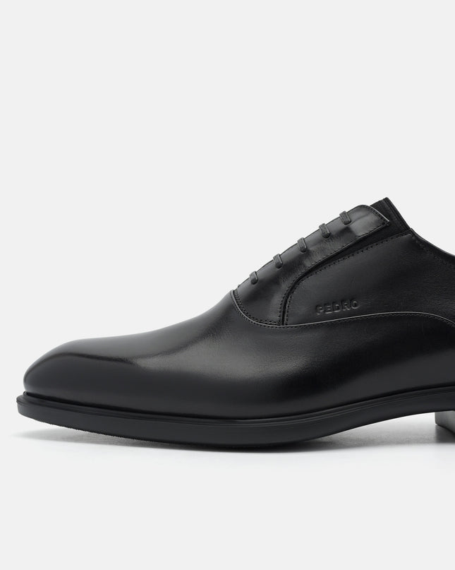 Altitude Leather Oxford Shoes - Black