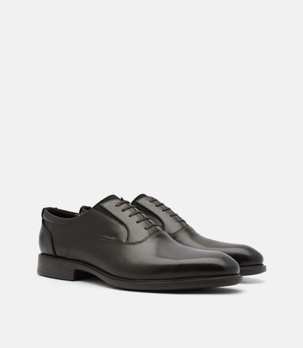 Altitude Leather Oxford Shoes - Dark Brown
