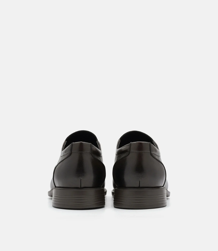 Altitude Leather Oxford Shoes - Dark Brown