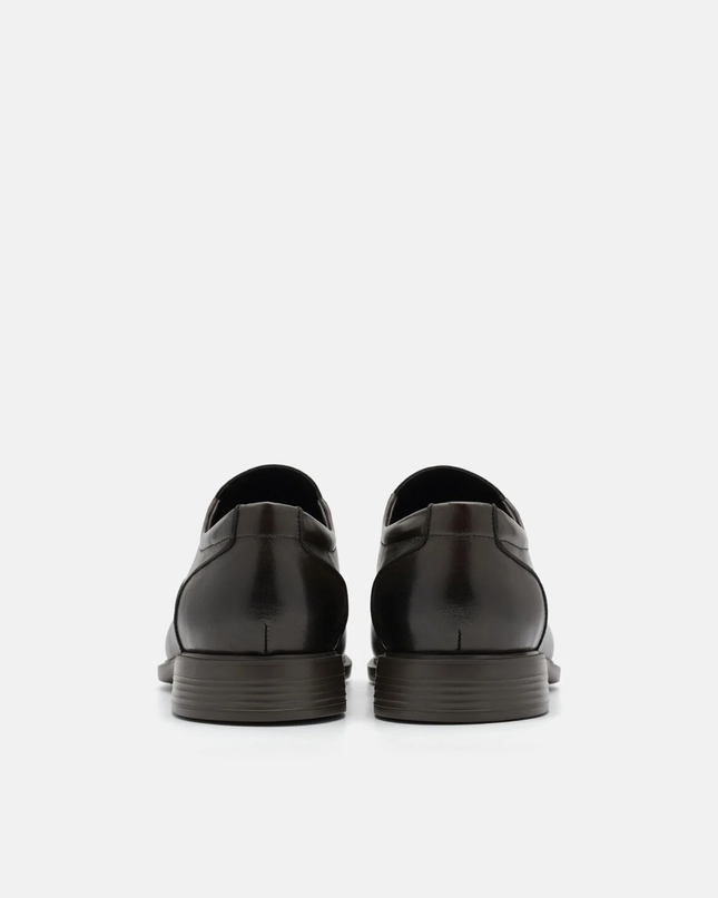 Altitude Leather Oxford Shoes - Dark Brown