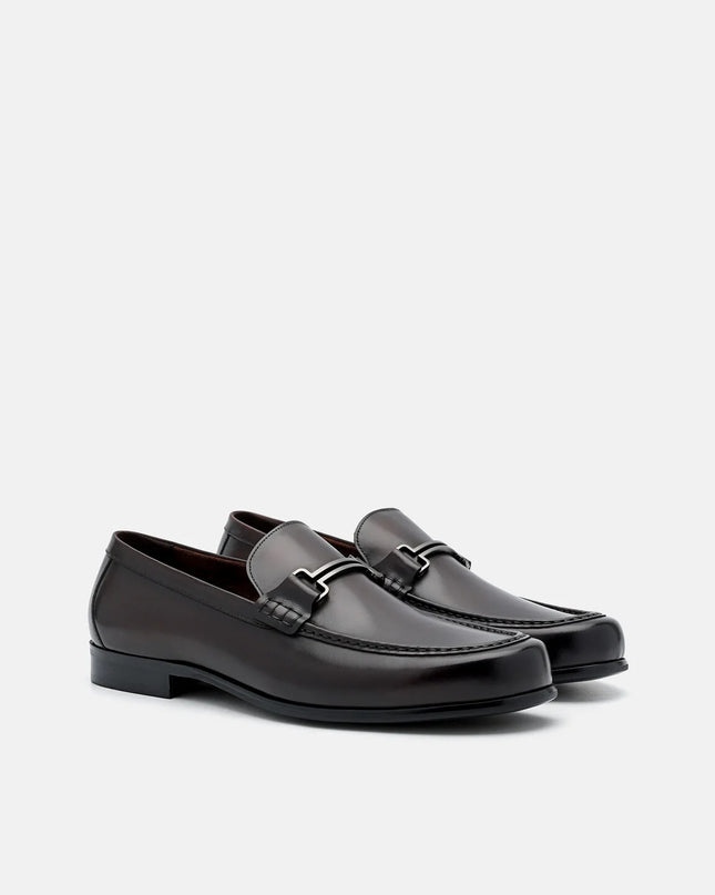 Dale Leather Horsebit Loafers - Dark Brown