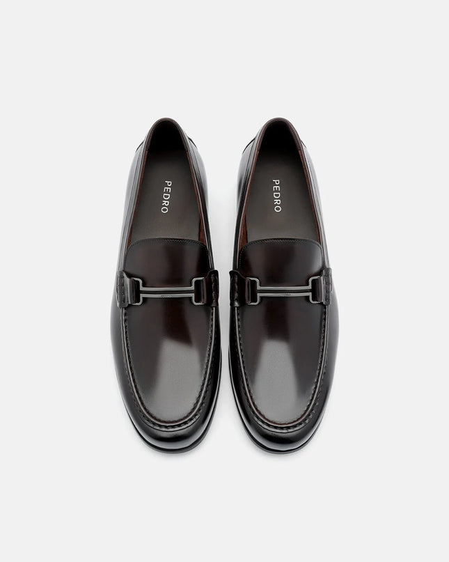 Dale Leather Horsebit Loafers - Dark Brown