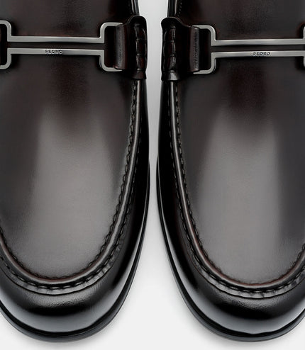 Dale Leather Horsebit Loafers - Dark Brown