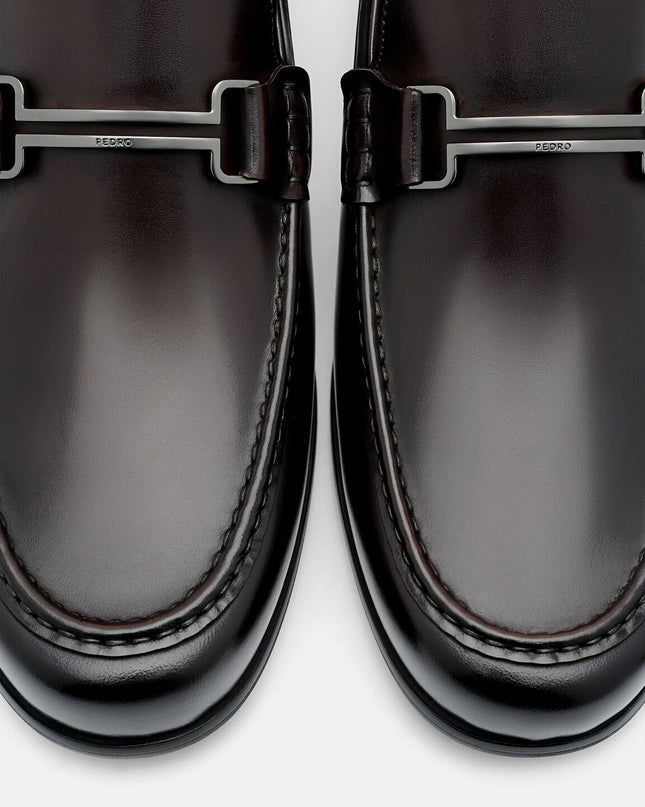 Dale Leather Horsebit Loafers - Dark Brown