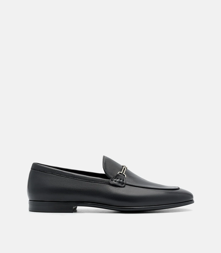Alistair Leather Horsebit Loafers - Black