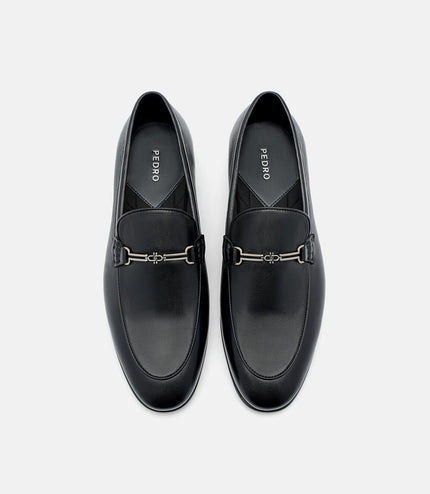 Alistair Leather Horsebit Loafers - Black
