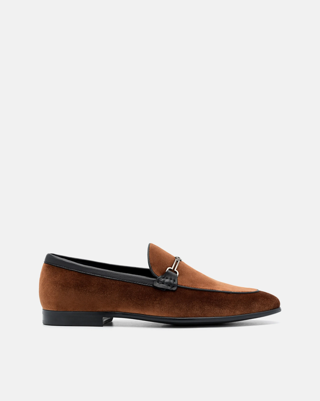 Alistair Leather Horsebit Loafers - Brown