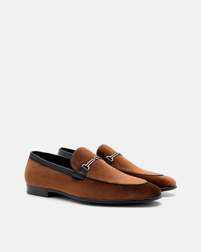 Alistair Leather Horsebit Loafers - Brown