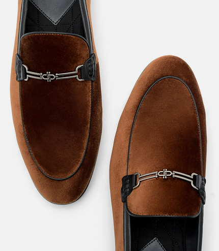 Alistair Leather Horsebit Loafers - Brown