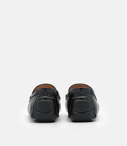 PEDRO Icon Leather Moccasins - Black