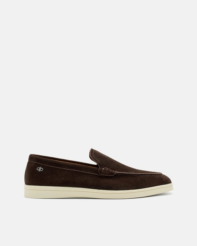 Roam Suede Loafers - Dark Brown Suede