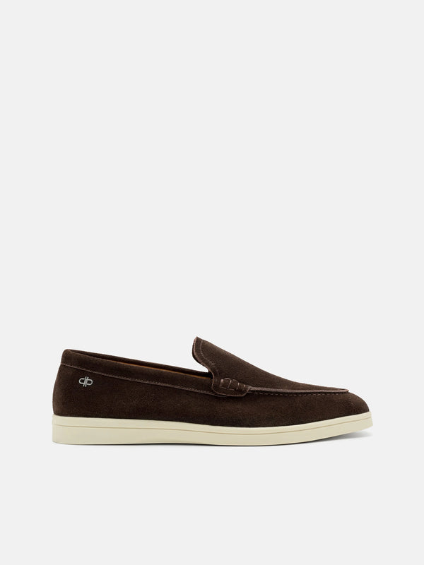 Roam Suede Loafers - Dark Brown Suede