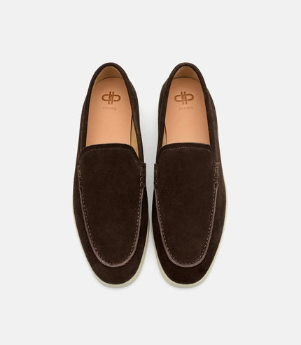 Roam Suede Loafers - Dark Brown Suede