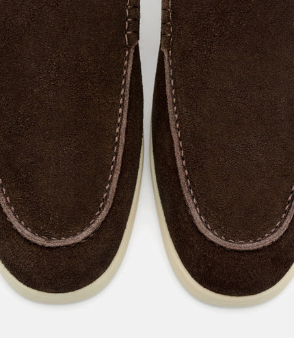 Roam Suede Loafers - Dark Brown Suede