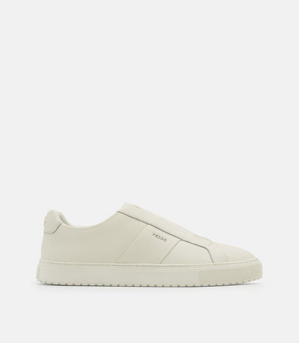 Leather Court Sneakers - Chalk