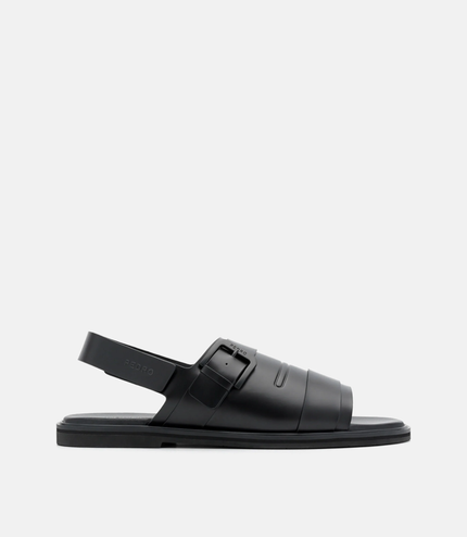 Backstrap Sandals - Black