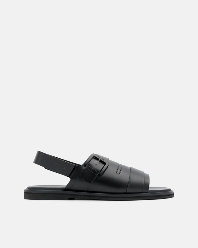 Backstrap Sandals - Black