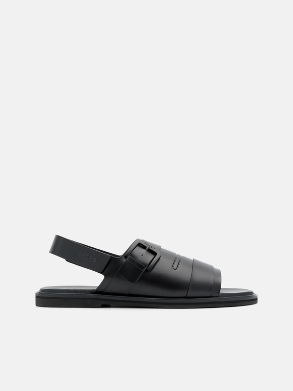 Backstrap Sandals - Black