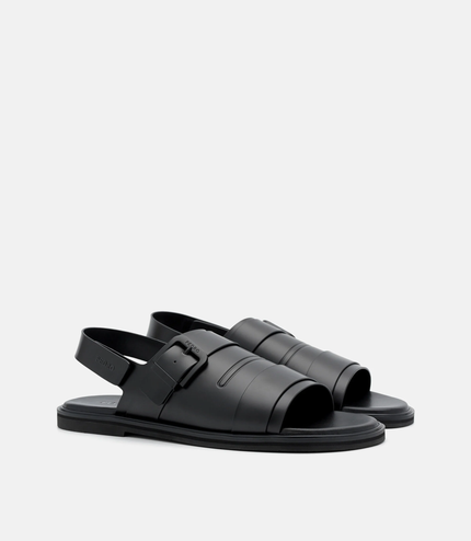 Backstrap Sandals - Black