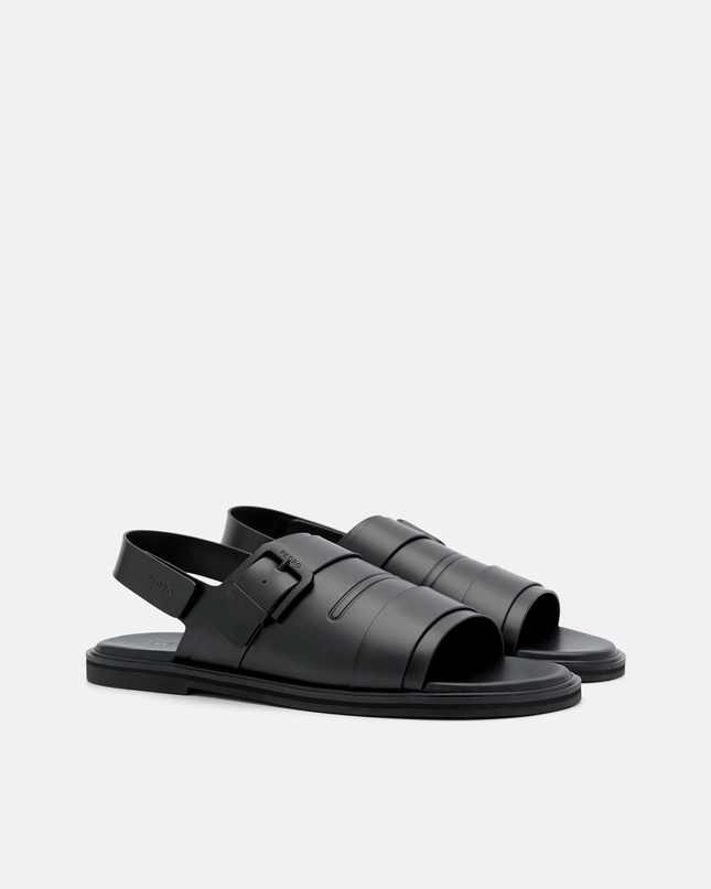 Backstrap Sandals - Black