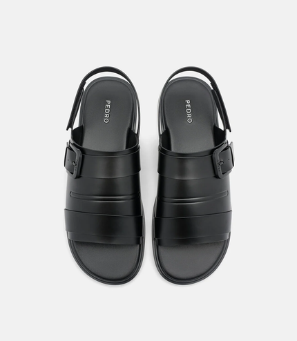Backstrap Sandals - Black