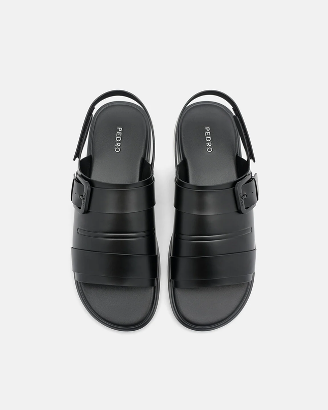 Backstrap Sandals - Black