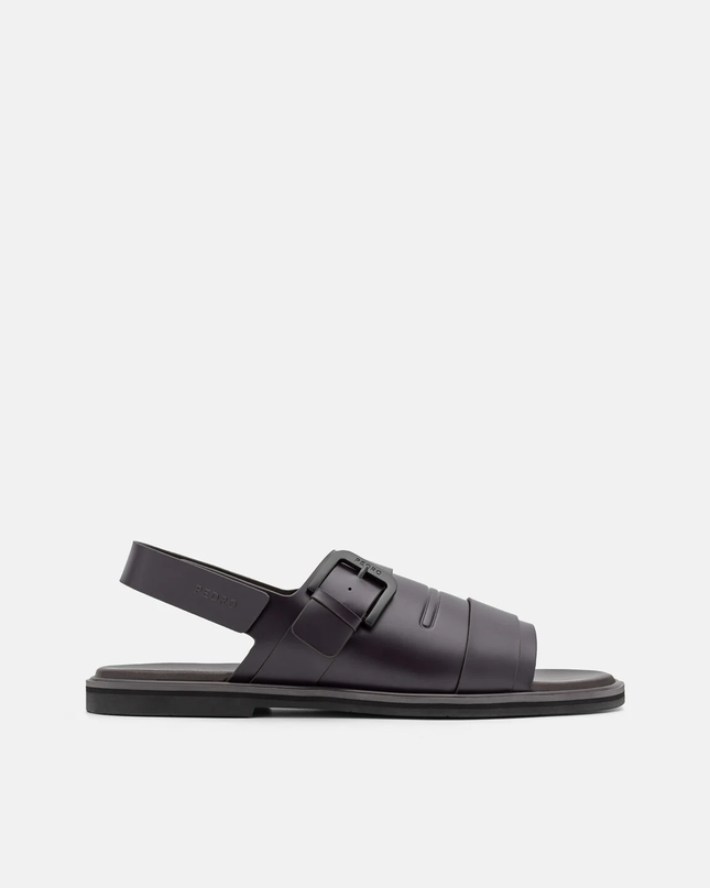 Backstrap Sandals - Dark Brown