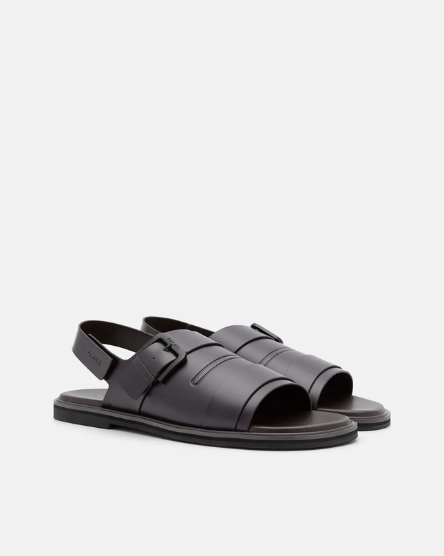 Backstrap Sandals - Dark Brown