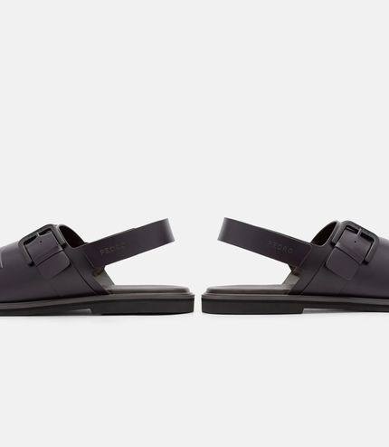 Backstrap Sandals - Dark Brown