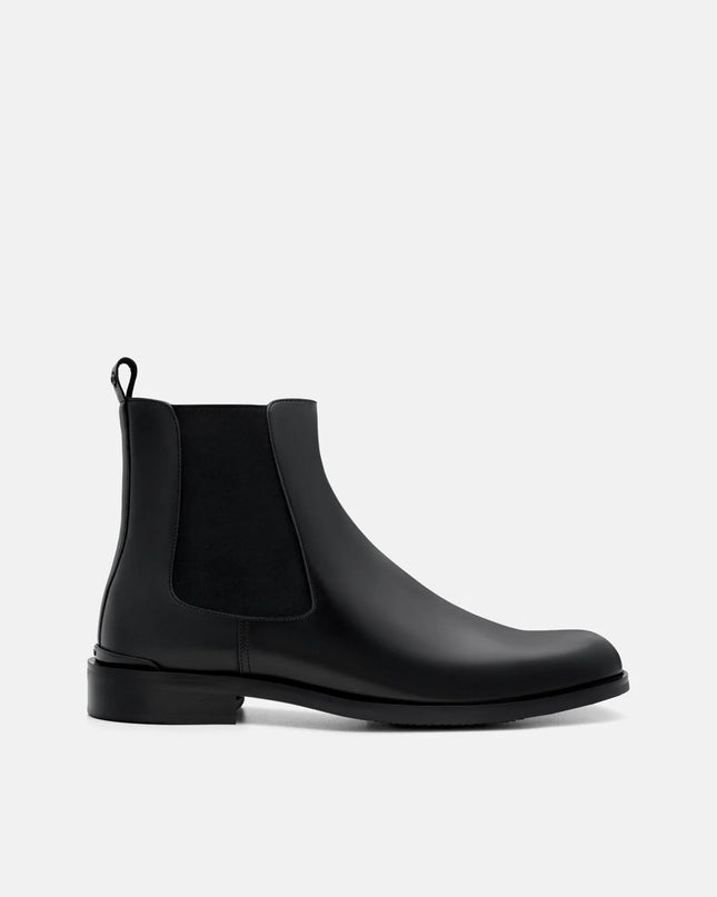 Chace Leather Chelsea Boots - Black