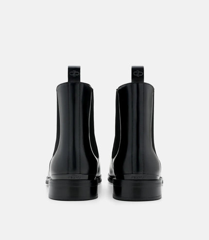 Chace Leather Chelsea Boots - Black