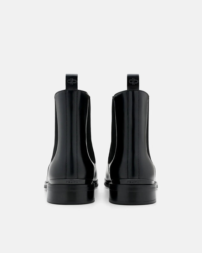 Chace Leather Chelsea Boots - Black