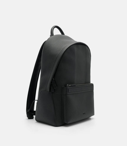James Leather Backpack - Black