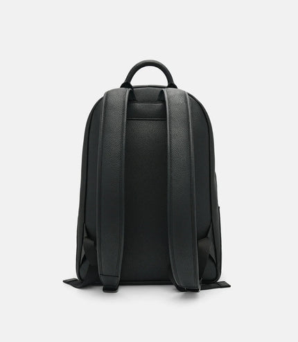 James Leather Backpack - Black