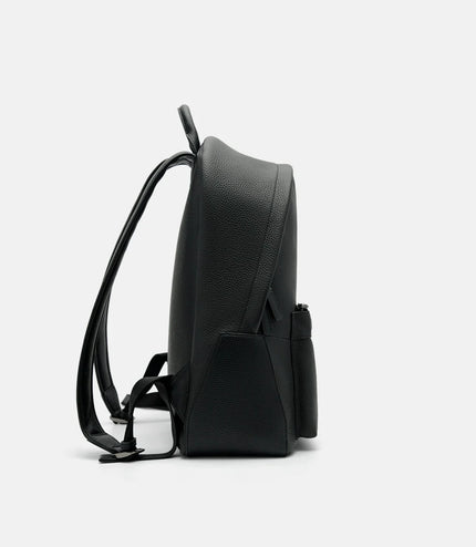 James Leather Backpack - Black