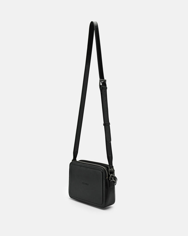 Boxy Crossbody Bag - Black